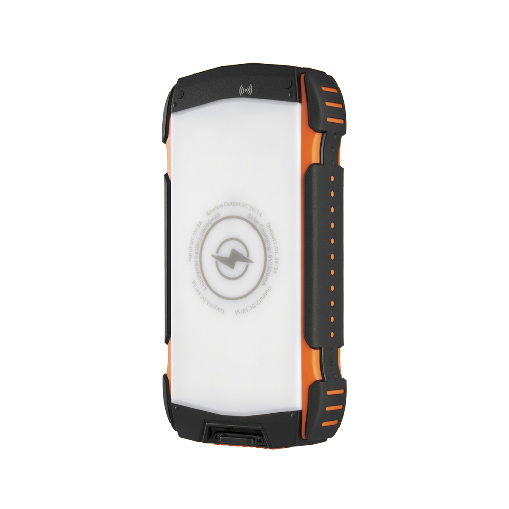 УМБ PowerBank із сонячною панеллю, повербанк КВАНТ WSC27 20000mAh