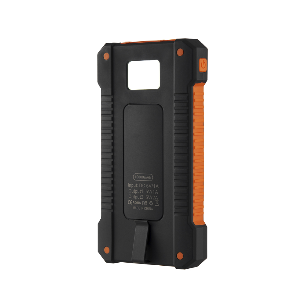 УМБ PowerBank із сонячною панеллю, повербанк КВАНТ SC18 10000mAh