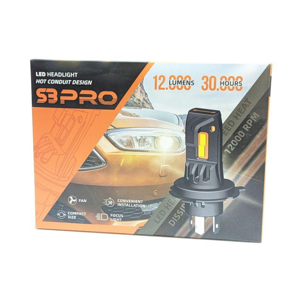 PRO Led mini лампа світлодіодна Н1 12-24V 60W (ватт) SET/комплект