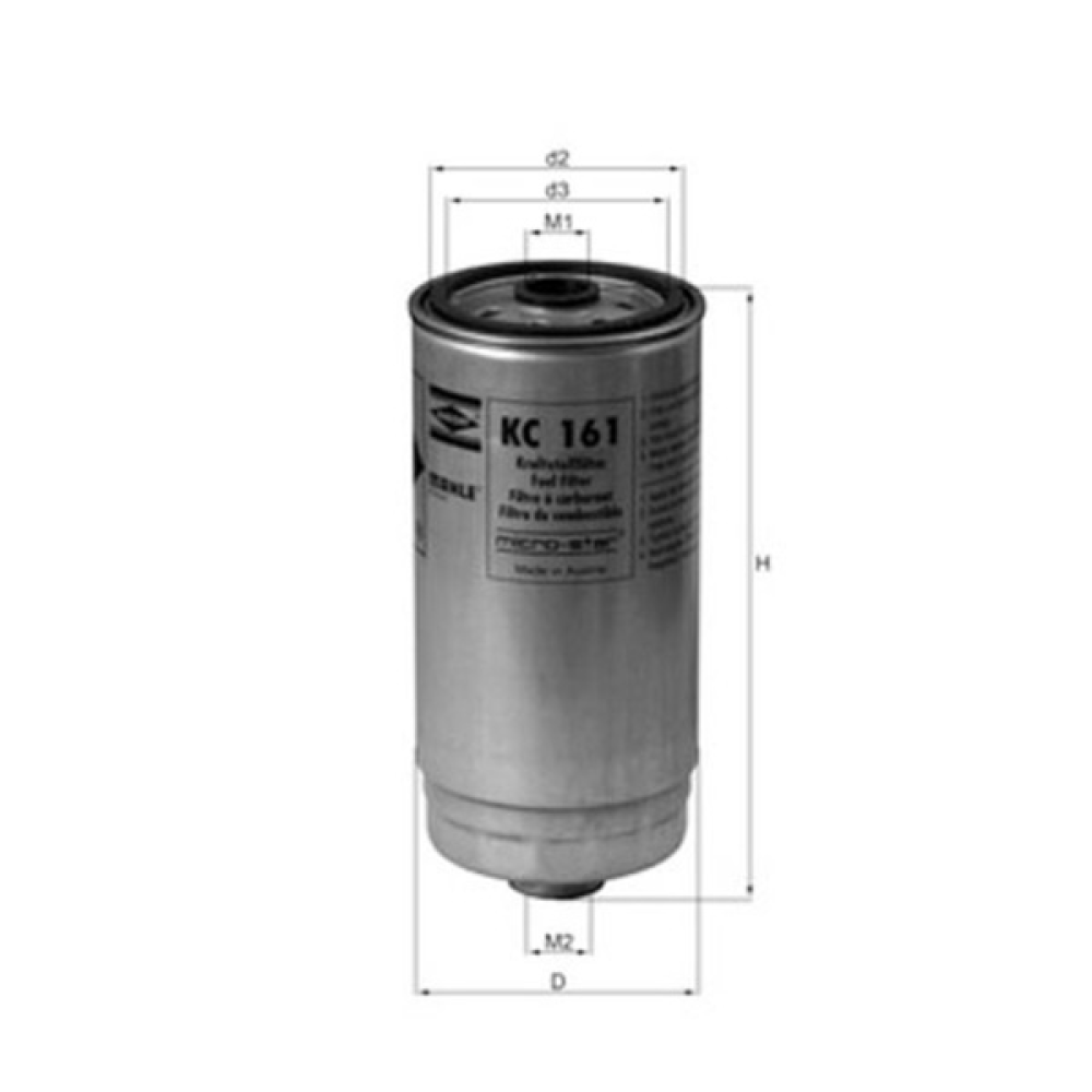 Топливный фильтр Mahle KC161 RVI Trucks