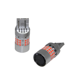 Комплект світлодіодних ламп LED Qline 7443 (W21/5W) Red CANBUS (2шт) 12V