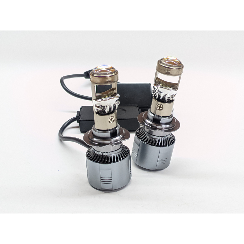 Міні H7 led lens лінзи линзы Н7 мини 12-24v H7 мини линзы 80W