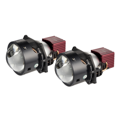 Комплект світлодіодних лінз Kamiso (Aozoom) DLPD-07-02 Bi-LED LASER 5500K 72/55W TIR PLUS