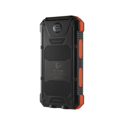 УМБ PowerBank із сонячною панеллю, повербанк КВАНТ SC17-2 20000mAh