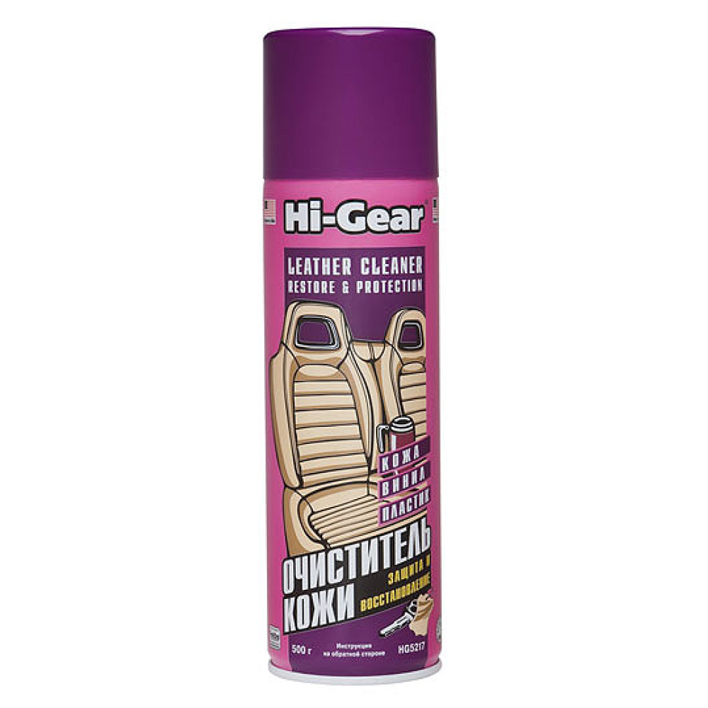 Очиститель-кондиционер для кожи Hi Gear 5217 аэрозоль 496 г