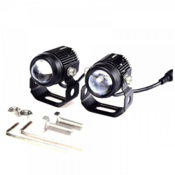Лазерна фара (Bi) 40W (W/Y) (MINI) 8-80V корпус IP 68 (к-т 2шт) Лазерні фари для позашляховиків
