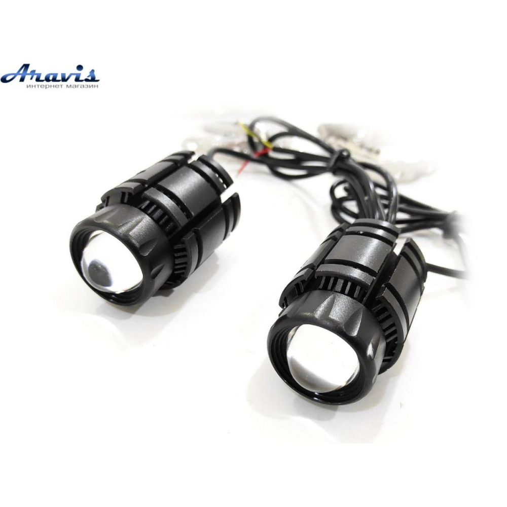 Лазерна фара (Bi) 40W (W/W) (MINI) 8-80V корпус IP 68 (к-т 2шт) Лазерні автомобільні фари