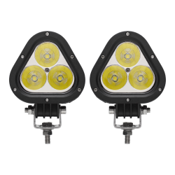 Комплект світлодіодних LED фар JR-35W CREE chip направлене світло трикутна (SPOT+FLOOD) 12/24V