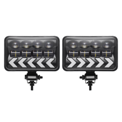 Комплект светодиодных фар AllLight JR-5-40W ближний/дальний с DRL и поворотником (2 шт)