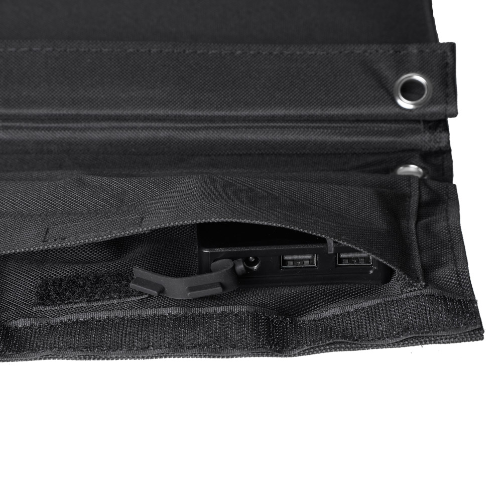Солнечная батарея портативная КВАНТ PSB-28W 2USB 5 вольт + DC 18 вольт