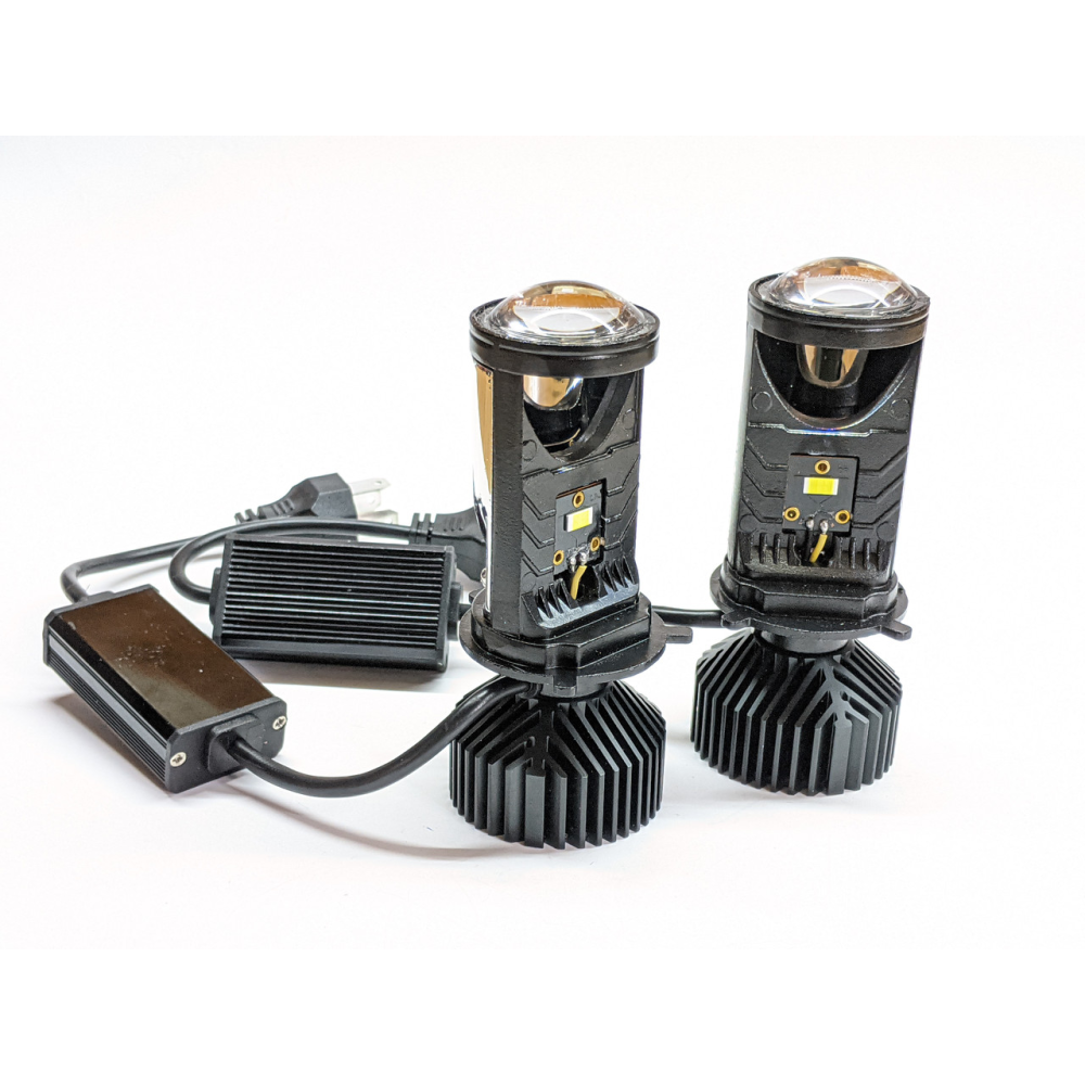 BI-LED лінзи H4 40W 12-24V 5000K 8000 Lm. Авто лінзи (Діоди LG Korean)