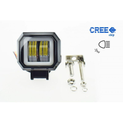 LED фара. ДХВ + фара з лінзою і світло-тіньовою межею 20W QB LED фари дальнього світла Додаткові фари
