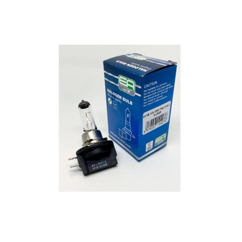 Галогенова лампа EA LightX H11B 12V 55W PGJY19-2 CLEAR