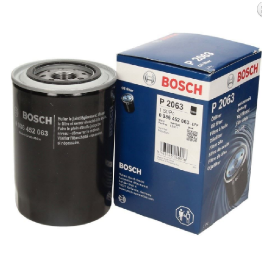 Масляный фильтр BOSCH 2063 MITSUBISHI Pajero 2,8-3,2 93-