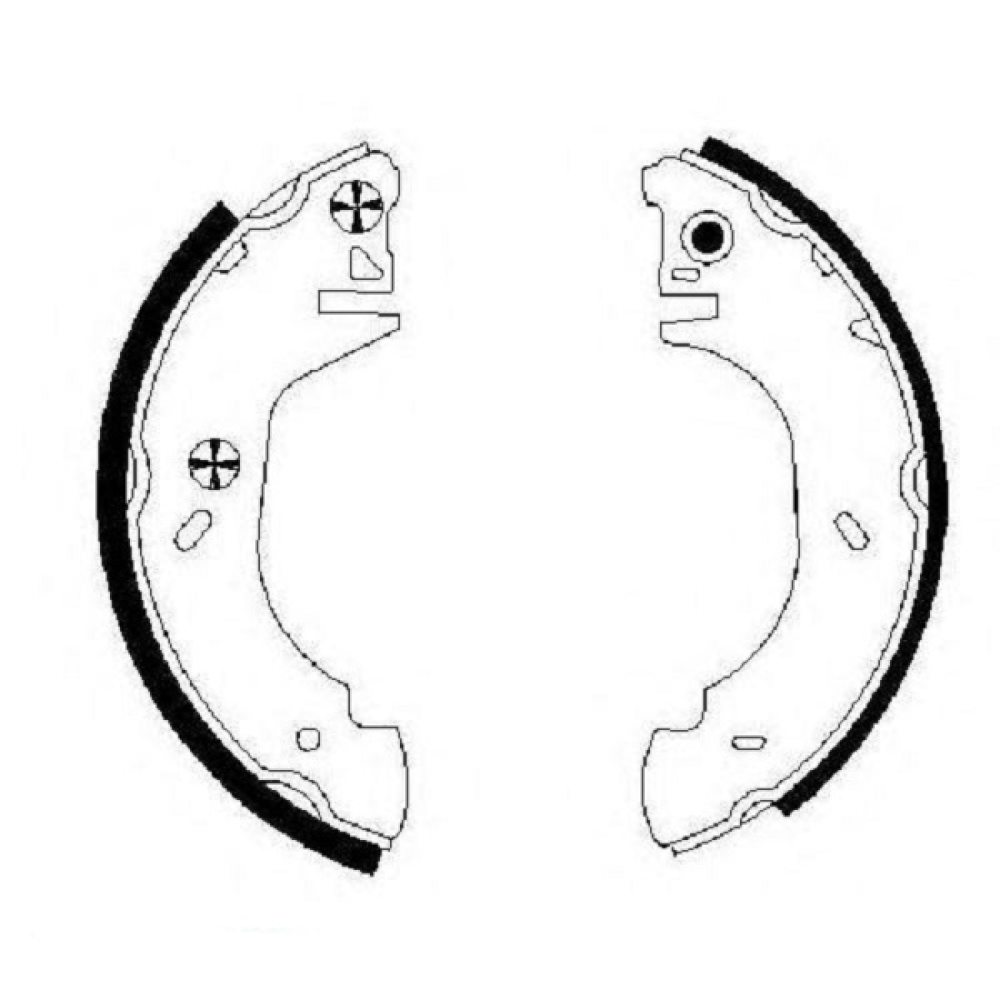 Тормозные колодки Bosch барабанные задние FORD Transit ““>>00 0986487524