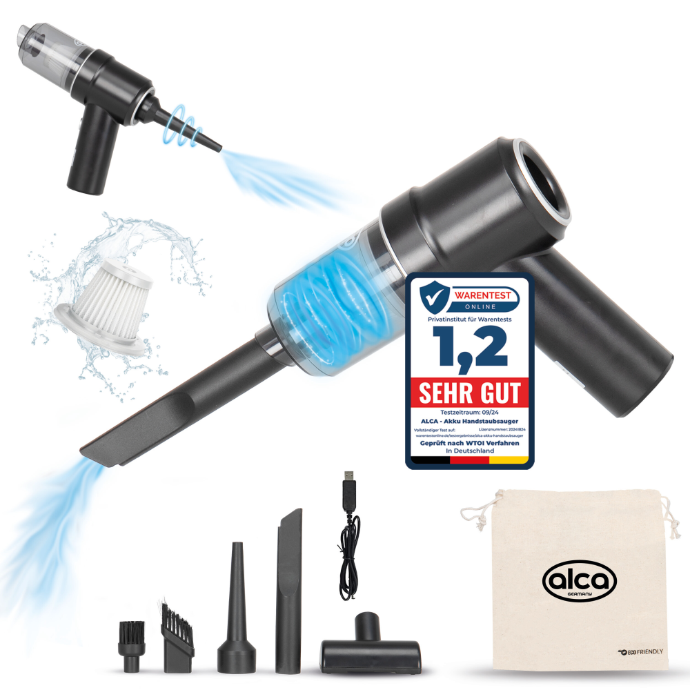 Автопилосос Сухе прибирання 50W “Alca“ 221300 AkkuCleaner Compact функція продувки/акумулятор