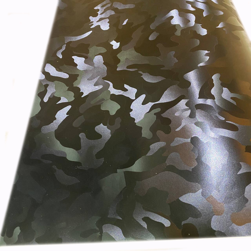 Плівка вінілова ПВХ під карбон 3D Чорна Примара (бухта 1.52*18м) 160мікрон CL-GH-02