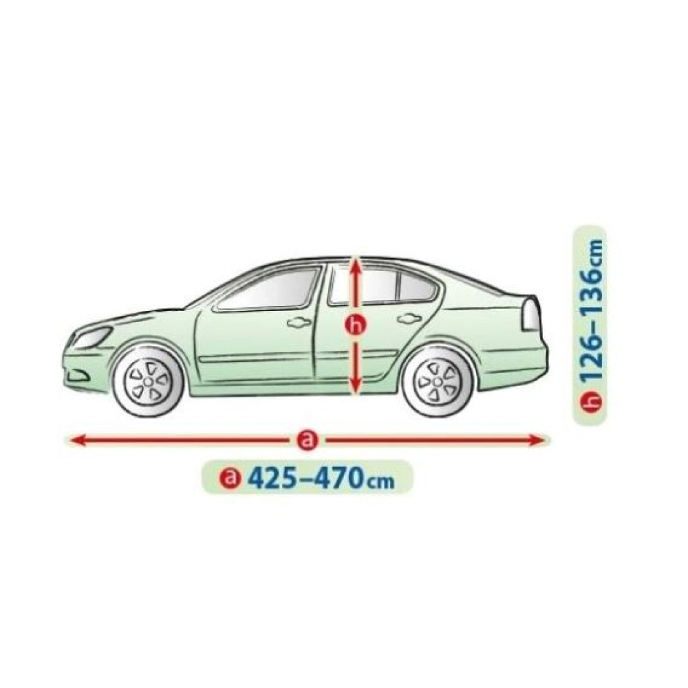 Тент Седан 470x148x136см (L) Perfect Garage Sedan “KEGEL“ “5-4643-249-4030“