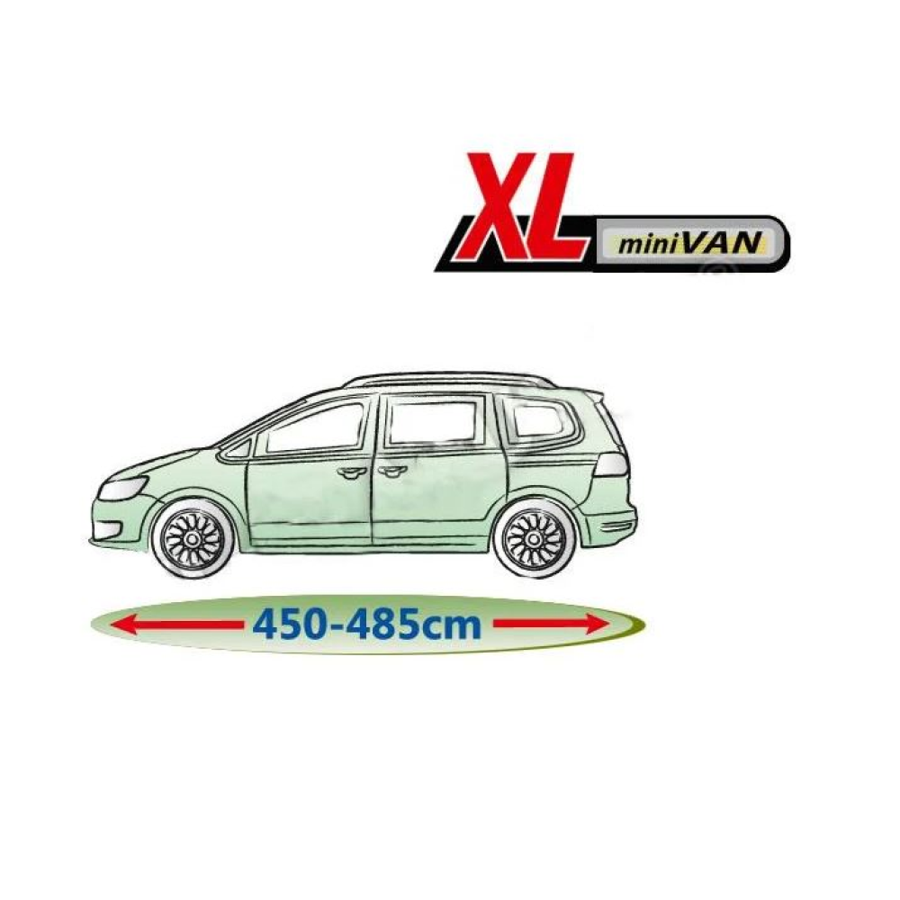 Тент Джип/Мінівен 485х195х145 см (XL) Mobile Garage mini Van “KEGEL“ “5-4133-248-3020“