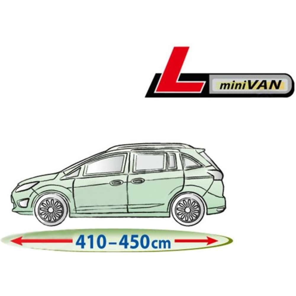 Тент Джип/Мінівен 450х150х140 см (L) Mobile Garage mini Van “KEGEL“ “5-4132-248-3020“