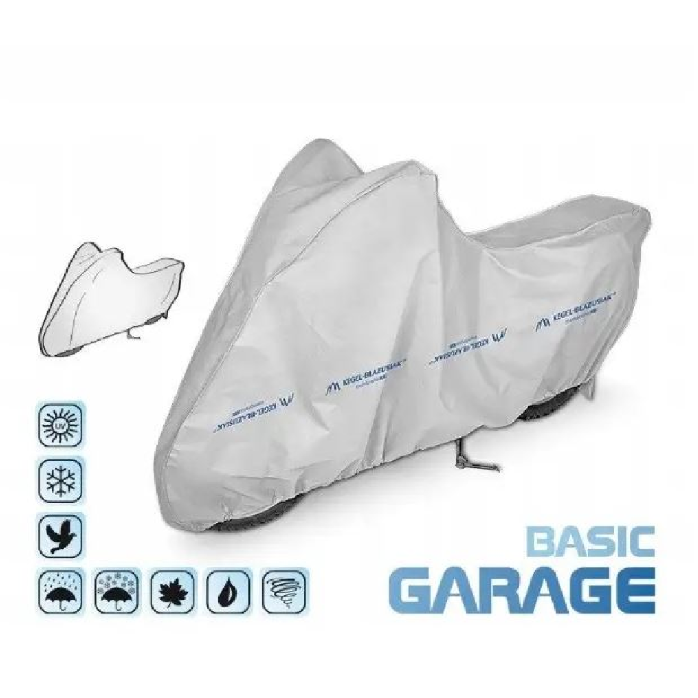 Тент на мотоцикл 215-240х126х98 см (L) Basic Garage “KEGEL“ 5-4174-248-3020