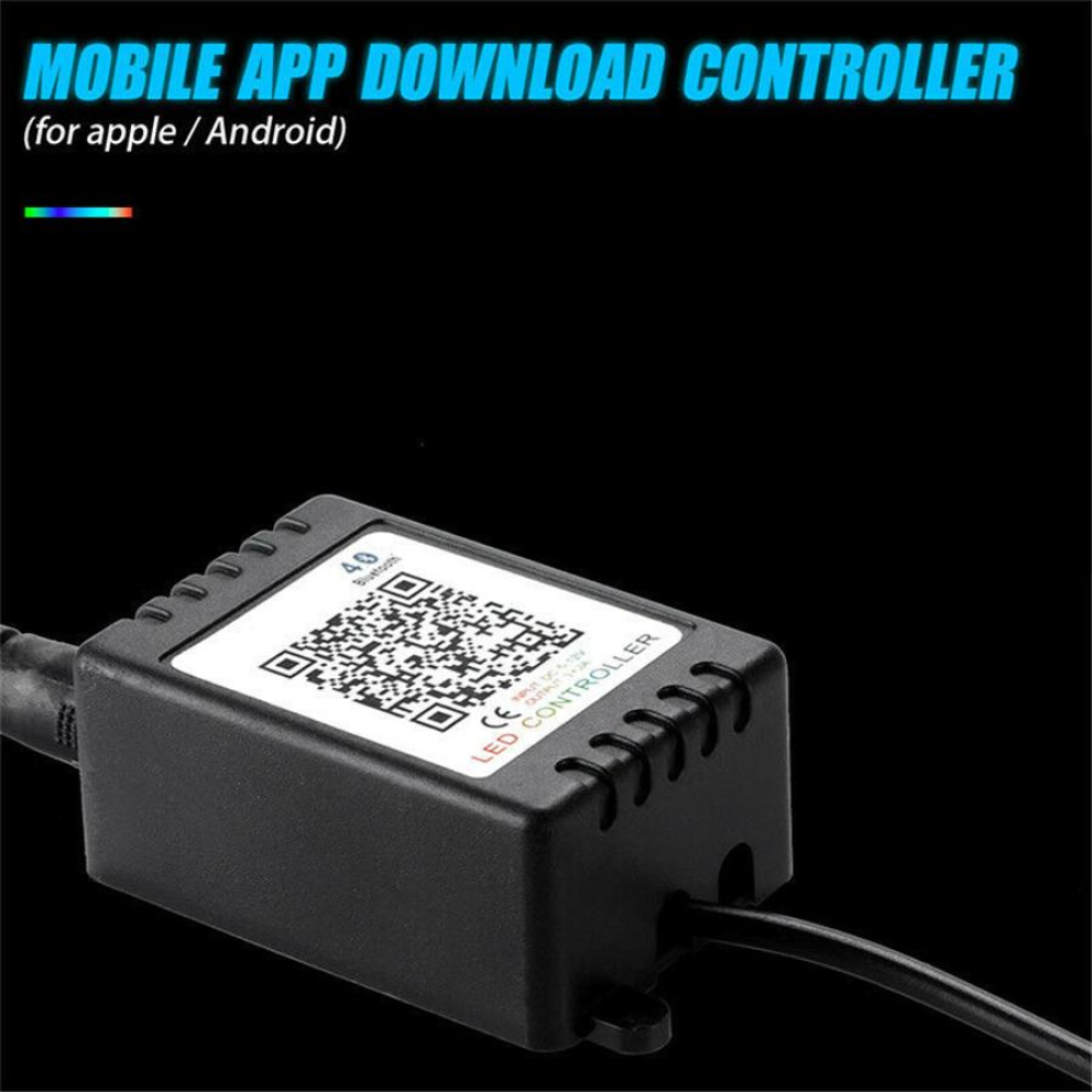 Габарит - RGB - 37х17мм - 12V Led 3 діодів - у решітку радіатора Bluetooth (4шт)