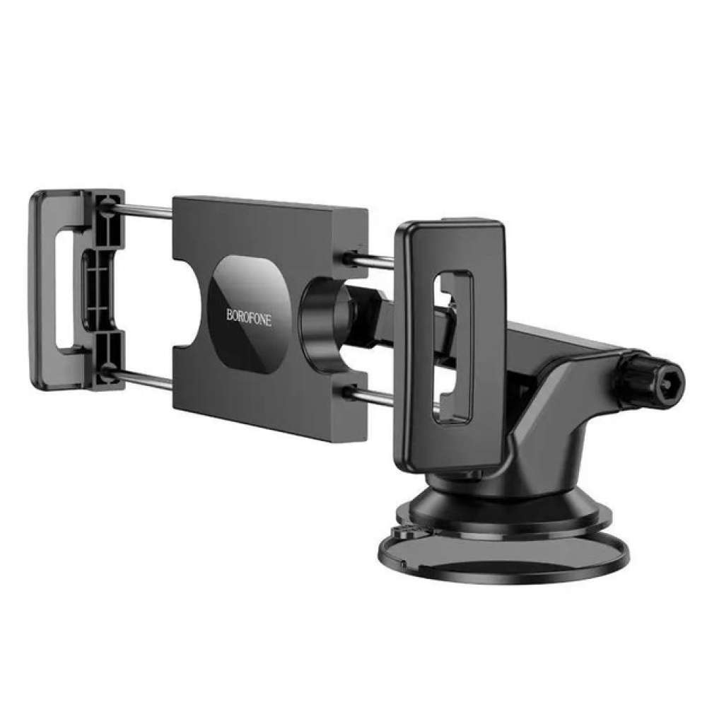 Автотримач для планшета на присосці BOROFONE BH100 Airy tablet 4.7-12.9 дюйма (120-250mm) Чорний