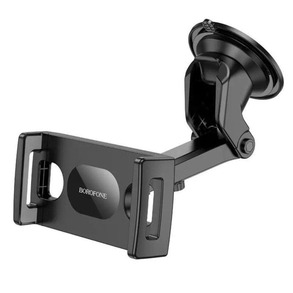 Автотримач для планшета на присосці BOROFONE BH100 Airy tablet 4.7-12.9 дюйма (120-250mm) Чорний