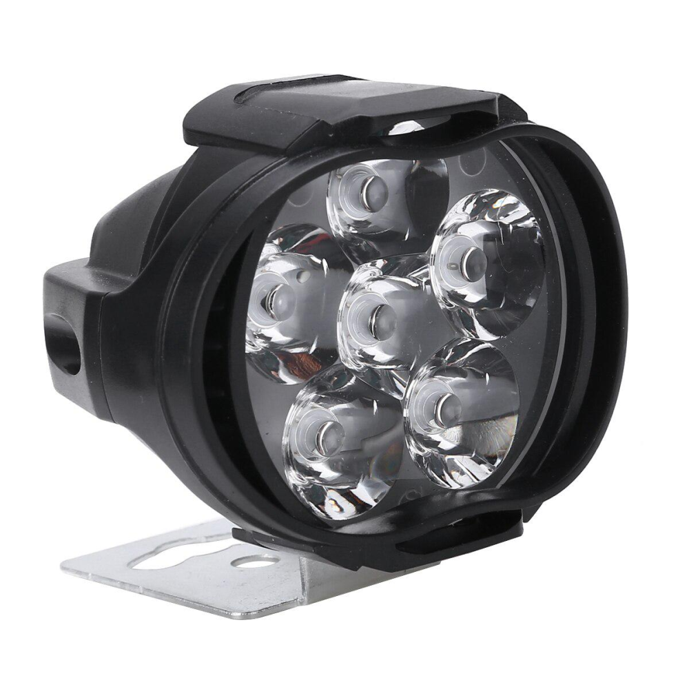 Фара-LED Круг-міні 10W (1W*6) 12V 50*55*95mm Дальнє (1шт) (пластик.корпус) ORL-G098