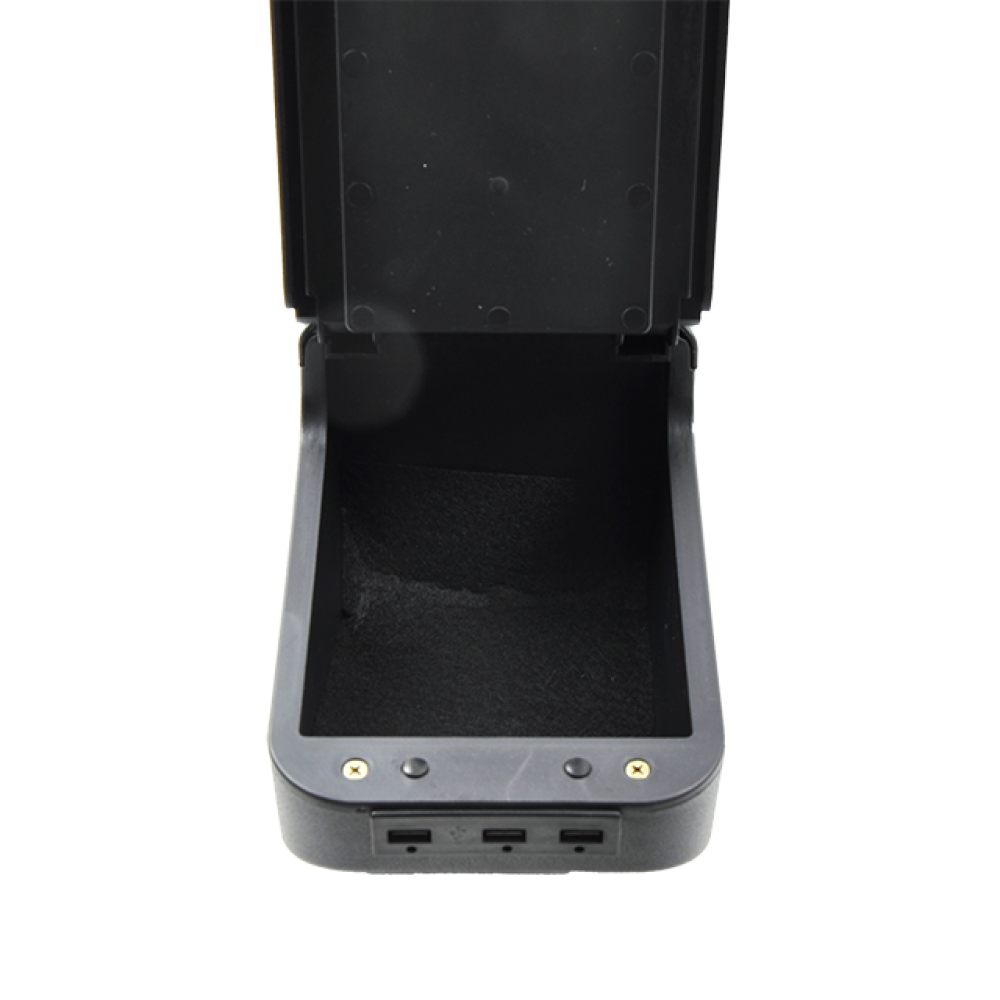 Підлокітник - Універсальний Чорний 13см / 6 USB Попільничка,підсклянник