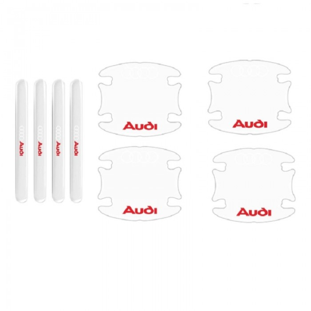 Плівка захисна для дверних ручок Audi силіконова прозора (8шт)
