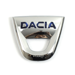 Емблема “Dacia“ DUSTER перед пластик 4 штирька H = 120мм 5586(MTJ)