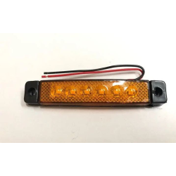 Габарит - помаранчевий - 100х10мм - 24V Led 6 диодов - “YP-104“ - K-020 (10шт)