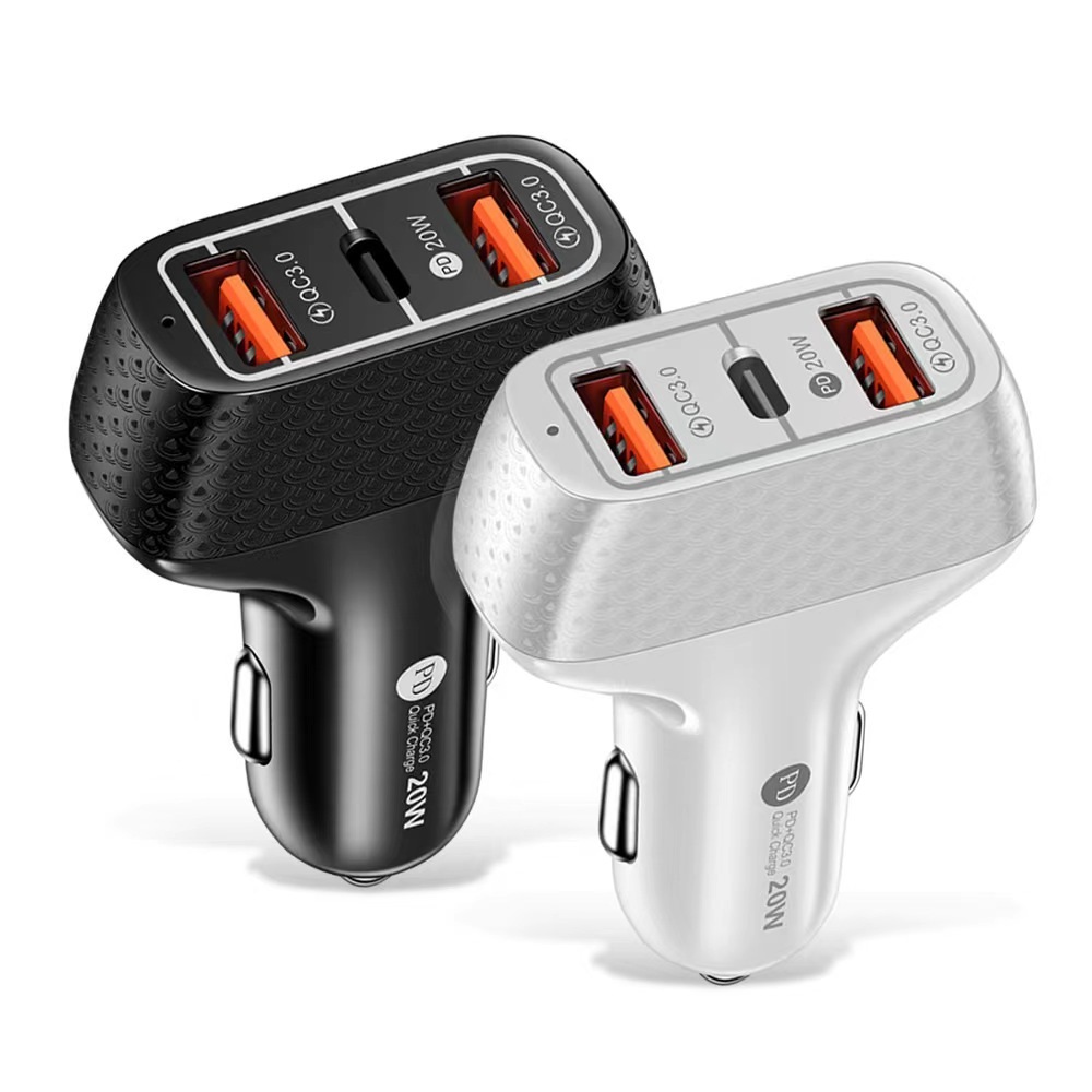 АЗП 12/24V 2USB-1Type-C YY-C15 PD 20W+QC3.0 38W