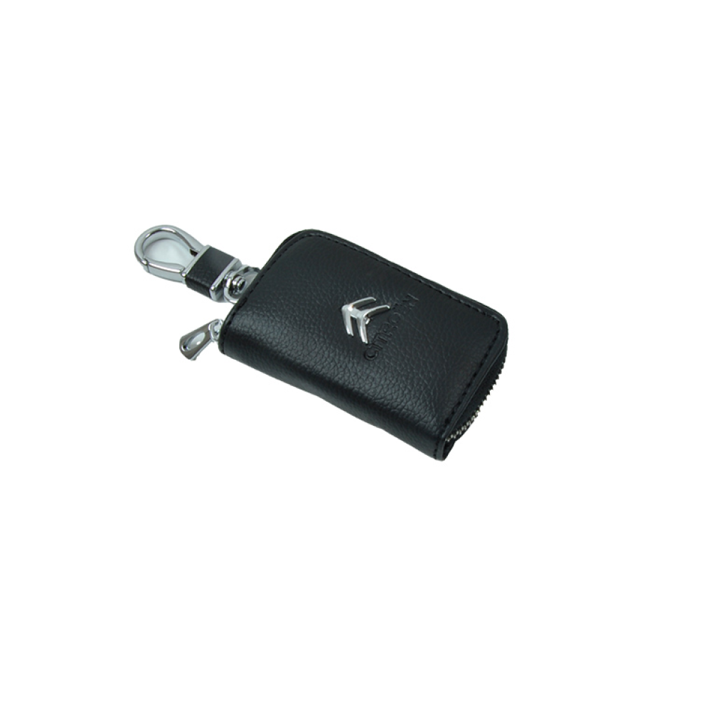 Чохол для ключів з карабіном Citroën (Шкіра)