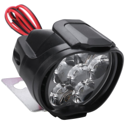 Фара-LED Круг-міні 10W (1W*6) 12V 50*55*95mm Дальнє (1шт) (пластик.корпус) ORL-G098