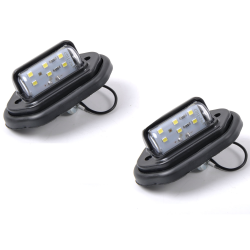 Підсвічування номера 12/24V діодне 6 LED Чорна “Ledside Lamp“ 44x76x32мм (2шт./уп)
