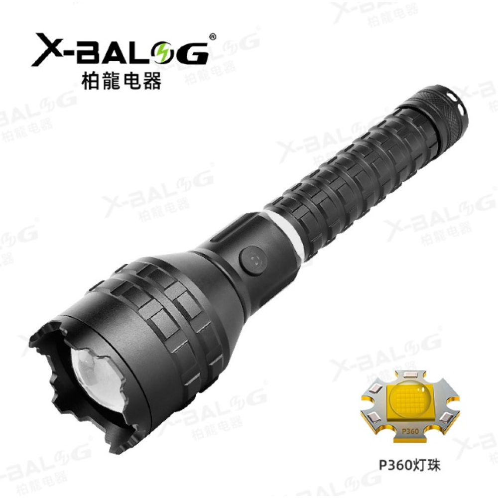 Ліхтарик-ручний АКБ 2*26650,8800 mAh,діод P160,TYPE-C,метал. корп.“X-Balong“ BL-P912-360 PoweBank