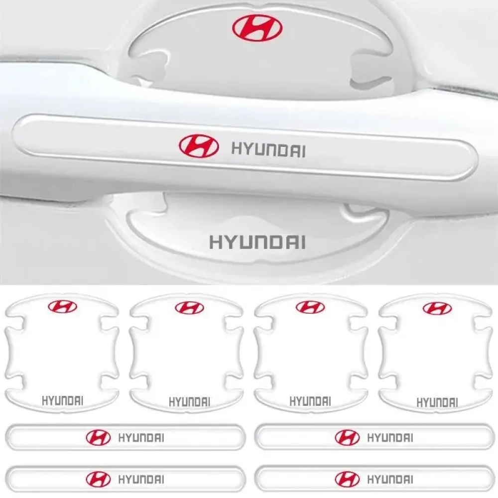 Плівка захисна для дверних ручок Hyundai силіконова прозора (8шт)