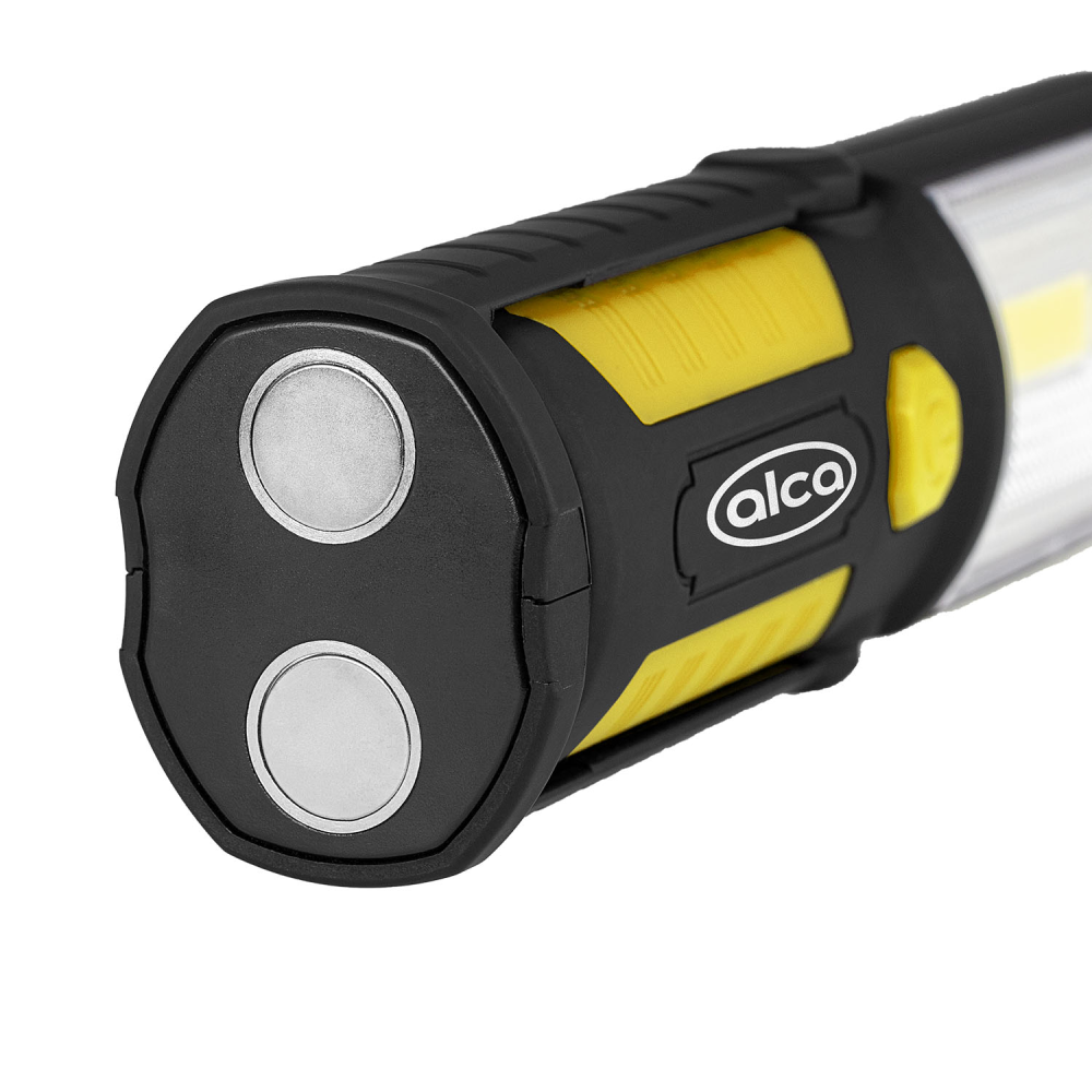 Переноска діодна 3W COB/220 lm +1W L=215/3*АА/Alca Led 580400/зміна кута, магніт, гачок