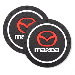 Килимки в підстаканник антиковзаючі Mazda 7см 2шт