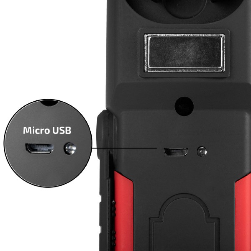 Переноска діодна 3W COB/220 lm +1W L=215/3000mAh/microUSB/Heyner Led 575100/зміна кута,магніт, гачок