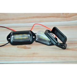 Підсвічування номера 12/24V діодне 6 LED Чорний корпус “4382 (2шт./уп)