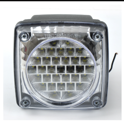 Задній ліхтар квадратний 24V 11х11см Білий LED 33 Туреччина (201310-В )