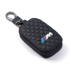 Чохол для ключів з карабіном ///M (Екошкіра) Ромб