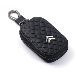 Чохол для ключів з карабіном Citroën (Екошкіра) Ромб
