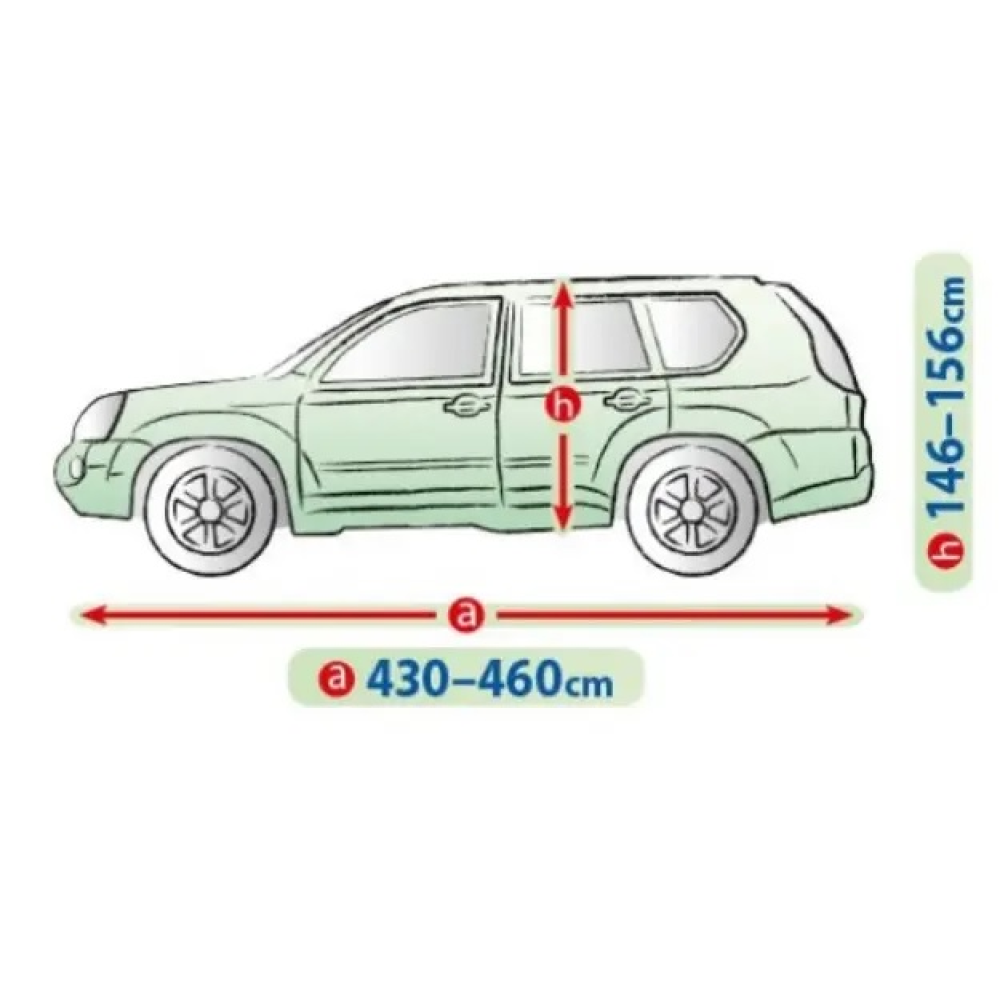 Тент Джип/Мінівен 460х195х155 см (L) Mobile Garage SUV/OFF ROAD “KEGEL“ “5-4122-248-3020“
