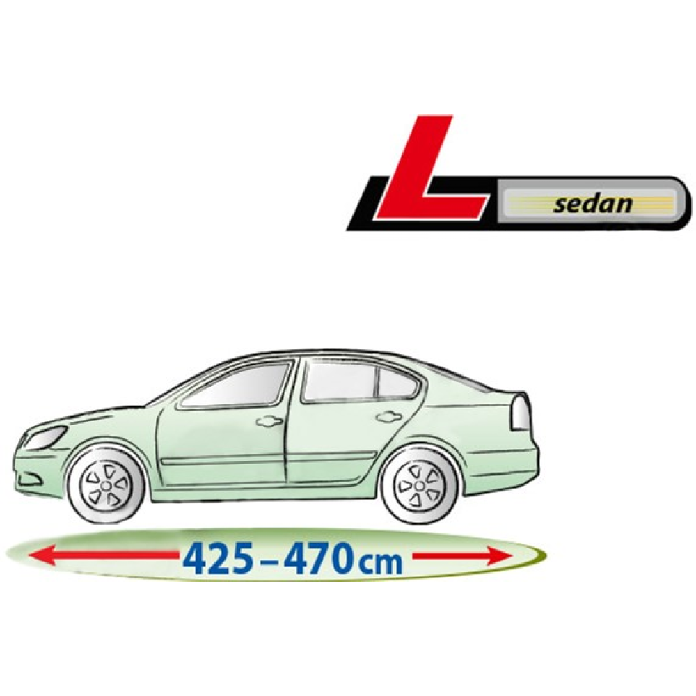 Тент Седан 483x178x120см (L) Mobile Garage Sedan “KEGEL“ “5-4112-248-3020“