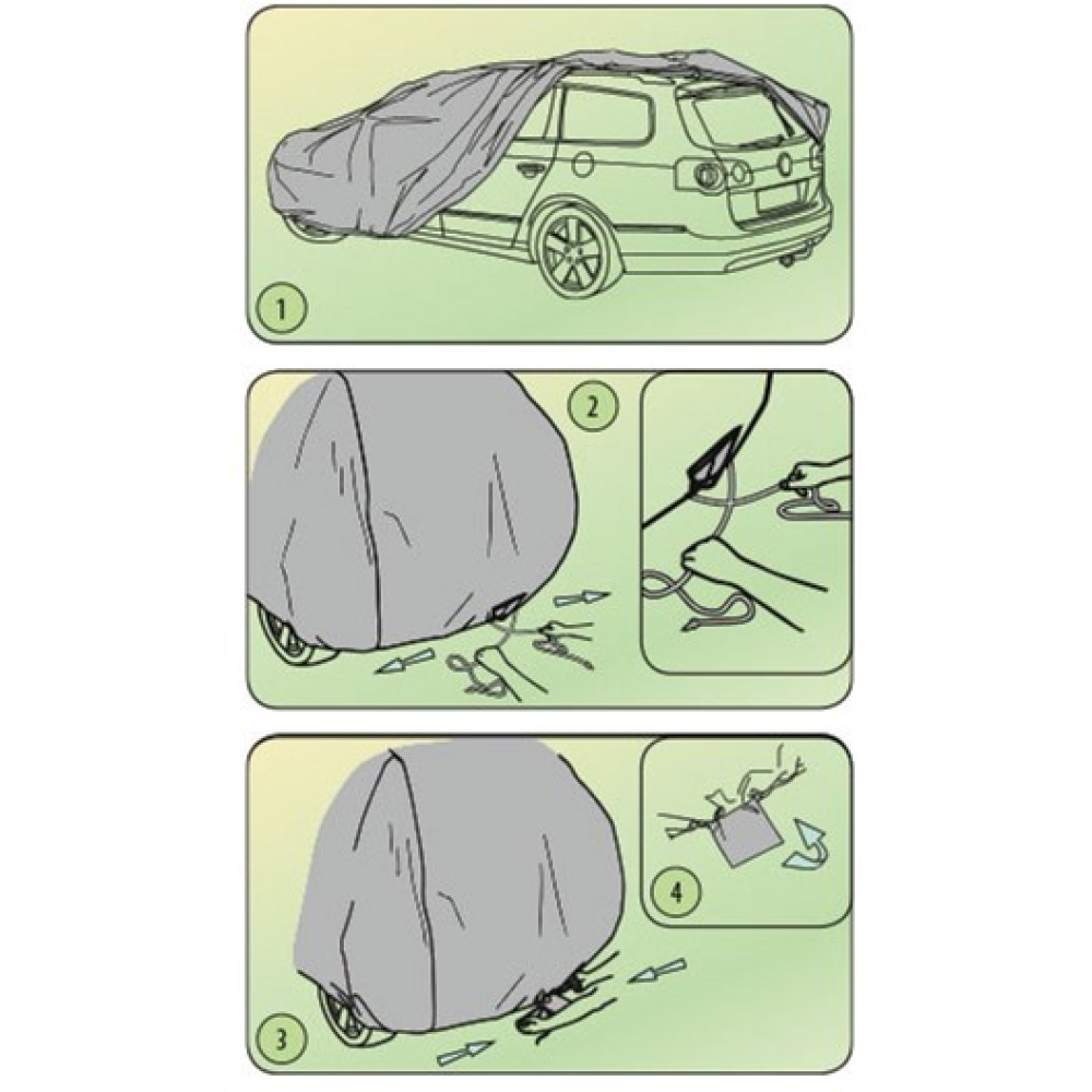 Тент Седан 483x178x120см (L) Basic Garage Sedan “KEGEL“ “5-3963-241-3021“
