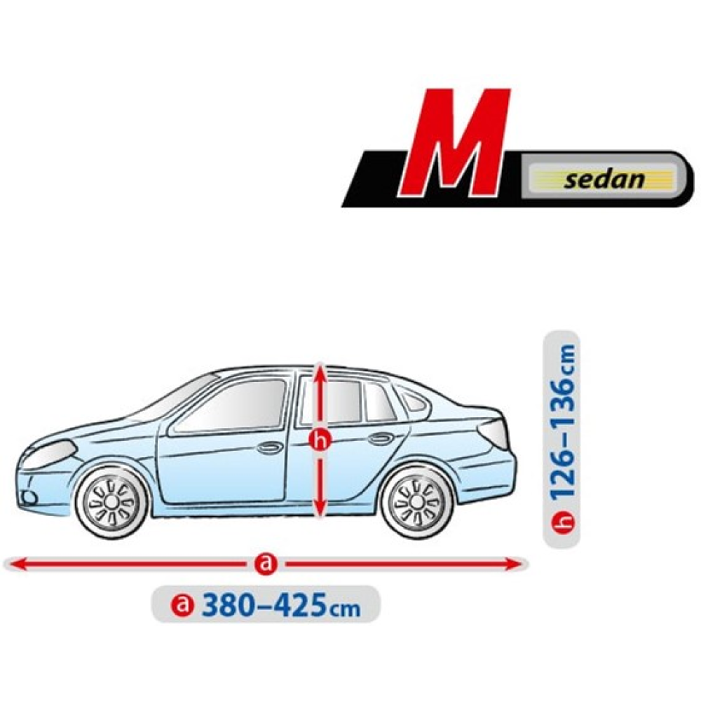 Тент Седан 432x165x120см (M) Basic Garage Sedan “KEGEL“ “5-3962-241-3021“